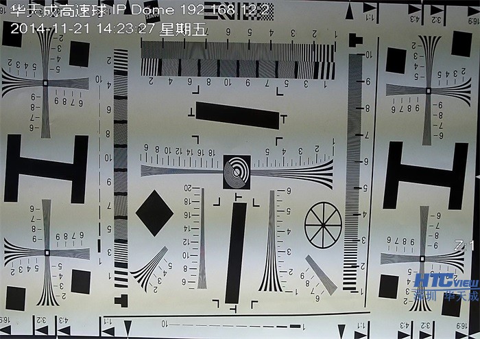 智慧高速解决方案 百乐博blb网络摄像机清晰度测试图